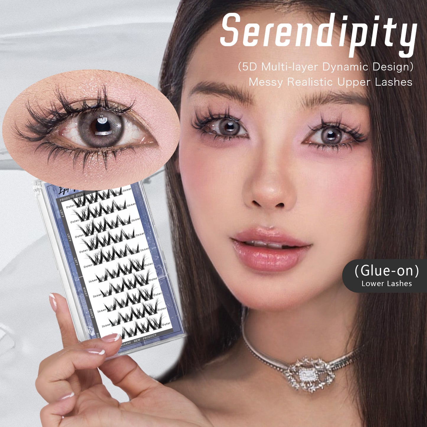 “Serendipity" 5D Multi-layer Glue-on Lashes