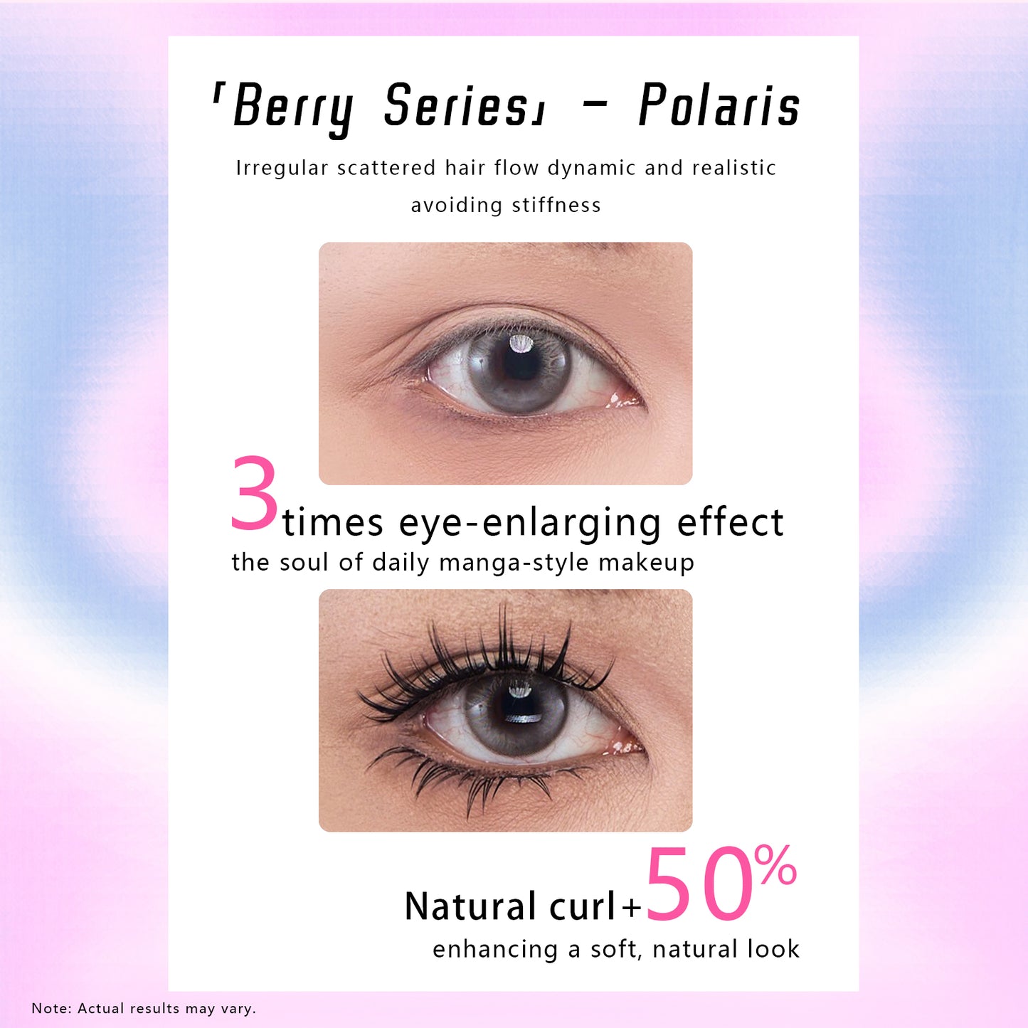 "Polaris" Simulated Hand-drawn Bottom Eyelashes