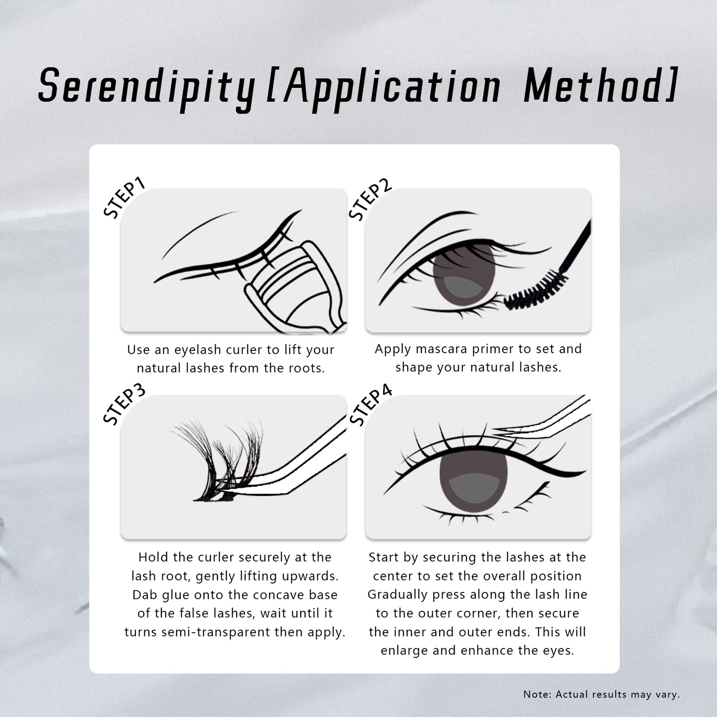 “Serendipity" 5D Multi-layer Glue-on Lashes