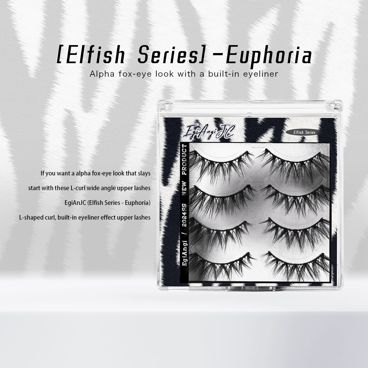 “Euphoria” L-Curl Glue-on Upper Lashes